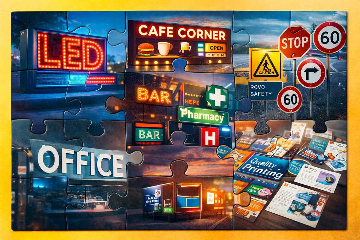 Sign Board Manufacturing Facility